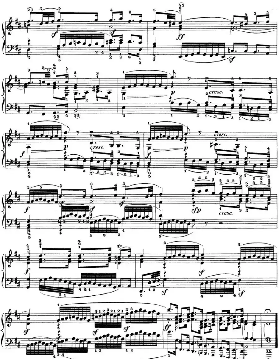 巴赫《平均律钢琴曲集·第一卷》之赋格曲(NO.5)