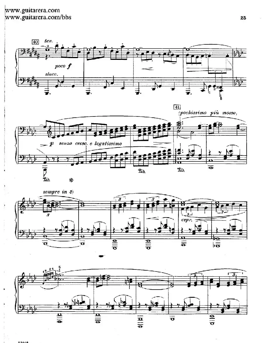 Souvenirs Op.28（纪念曲5. 踌躇的探戈）