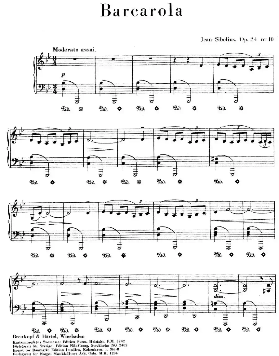 10 Pieces Op.24（10首钢琴小品 No.10）