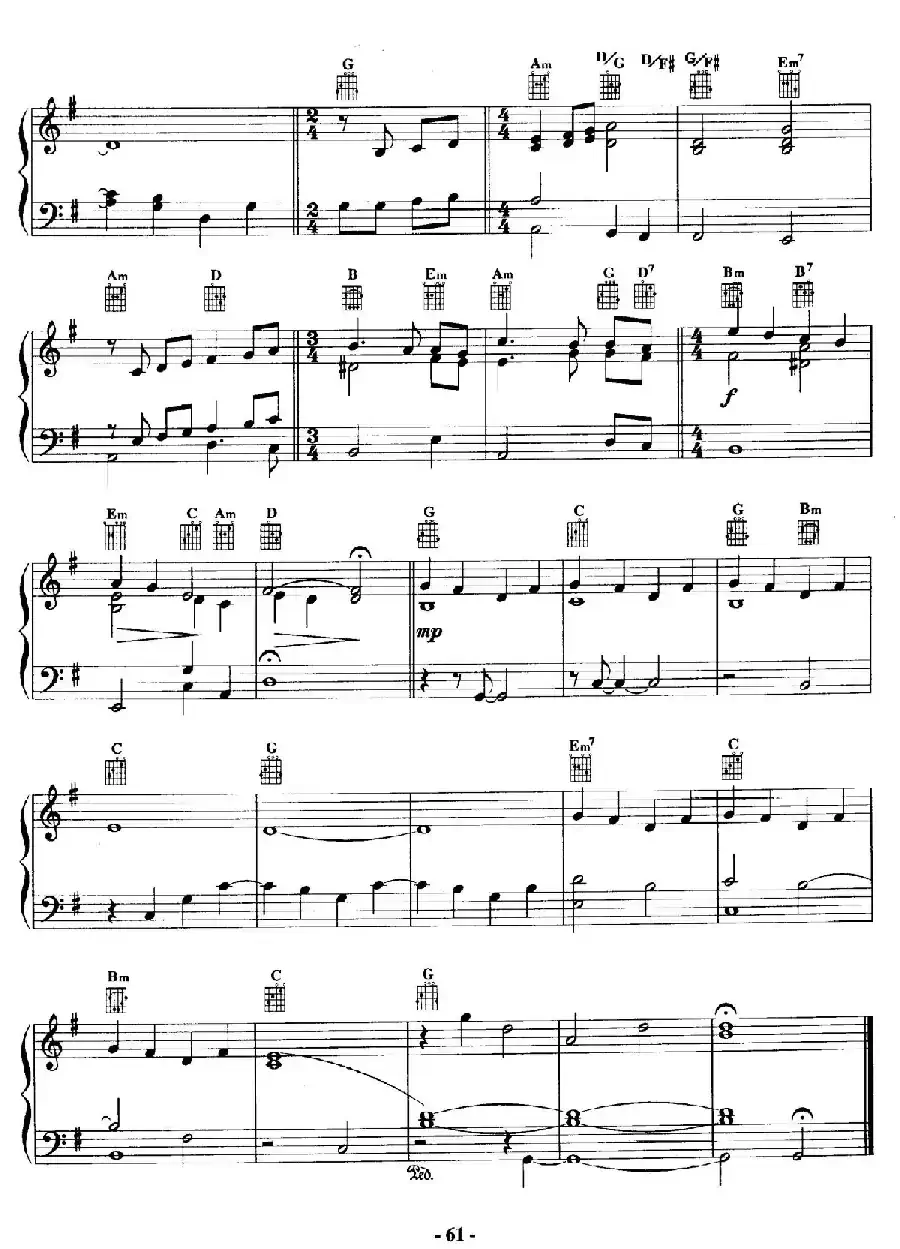 电影配乐大师莫瑞康最佳20首钢琴谱（Best of Ennio Morricone·17）