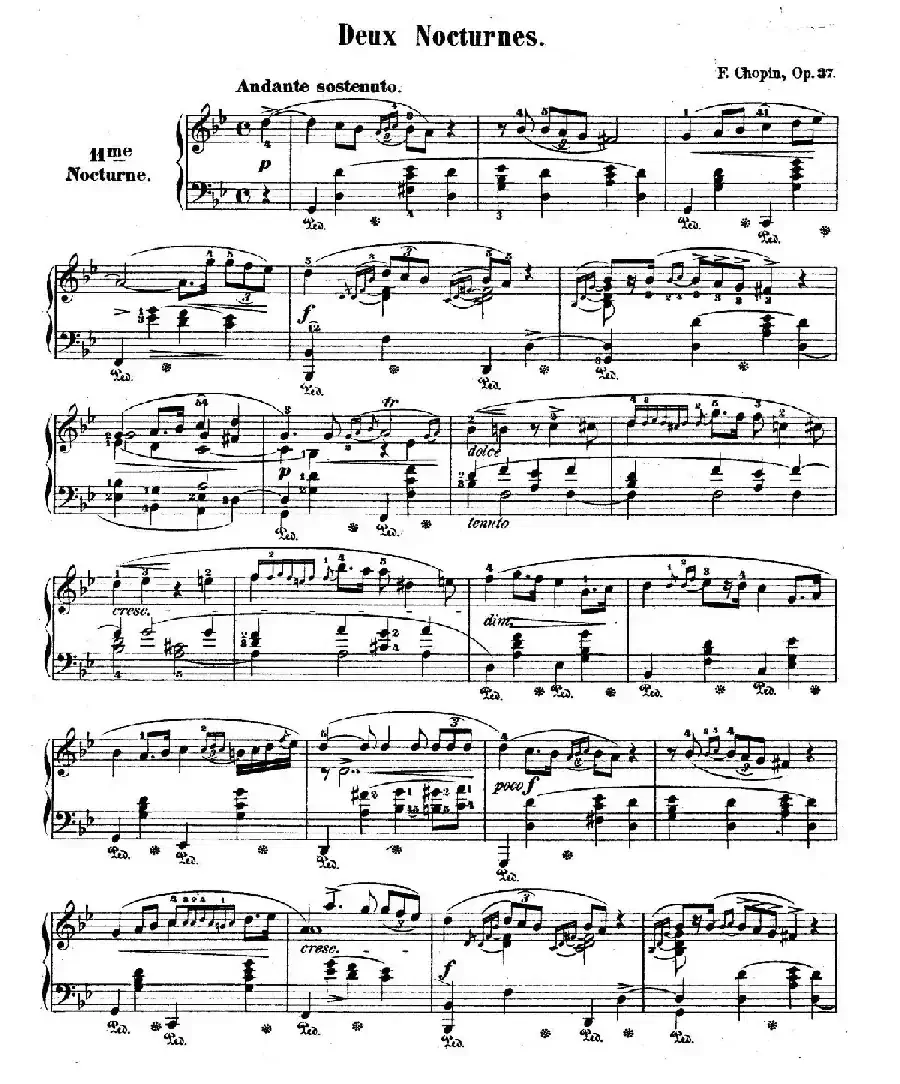 Deux Nocturnes Op.37（2首夜曲）