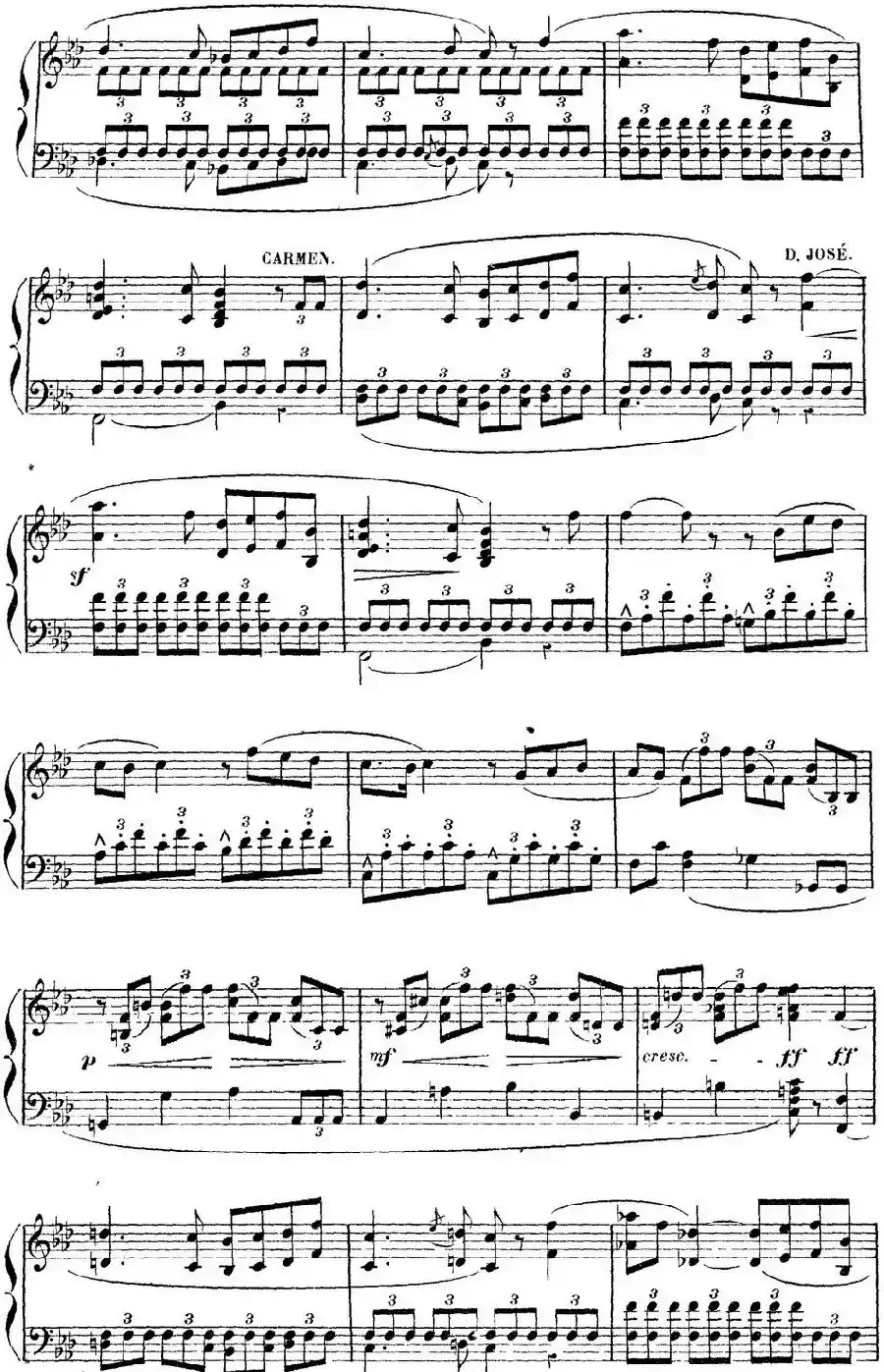 Carmen for Solo Piano（卡门全剧钢琴独奏版）（No.27）