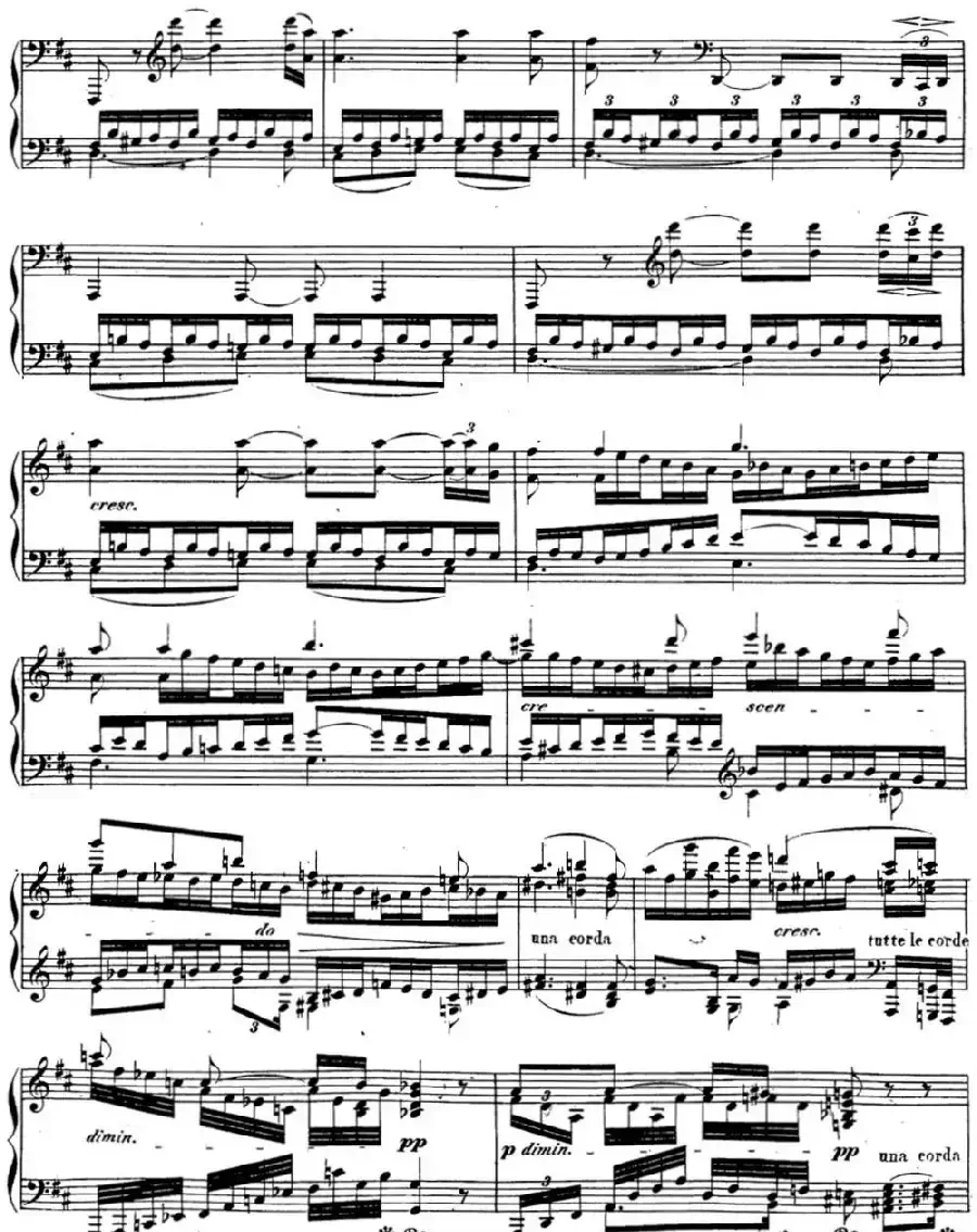 贝多芬钢琴奏鸣曲29 钢琴（锥子键琴）降B大调 Op.106 B-flat major