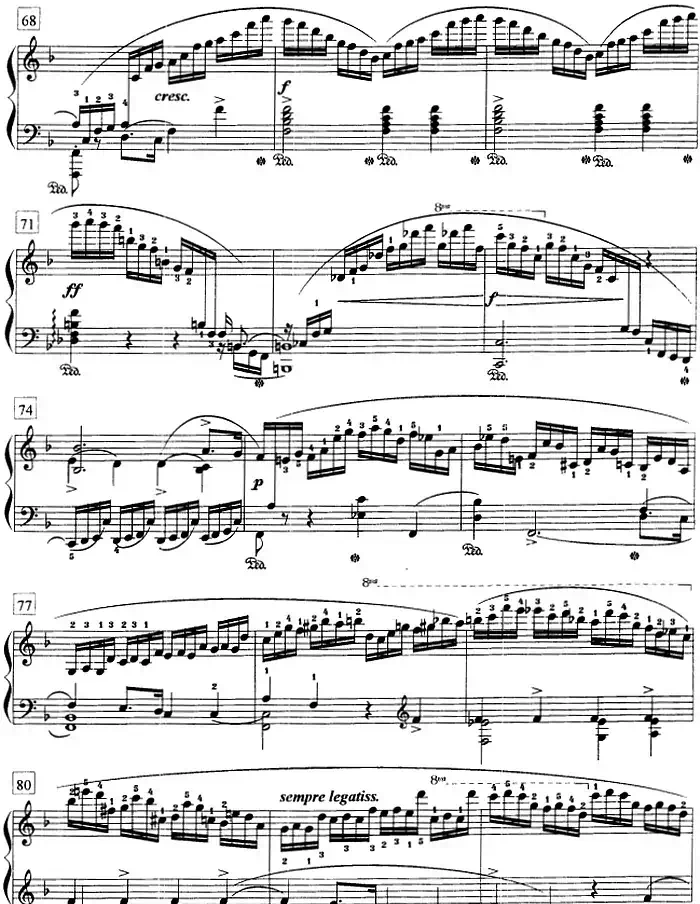 钢琴教程第八级 练习曲（Op.10 No.8）