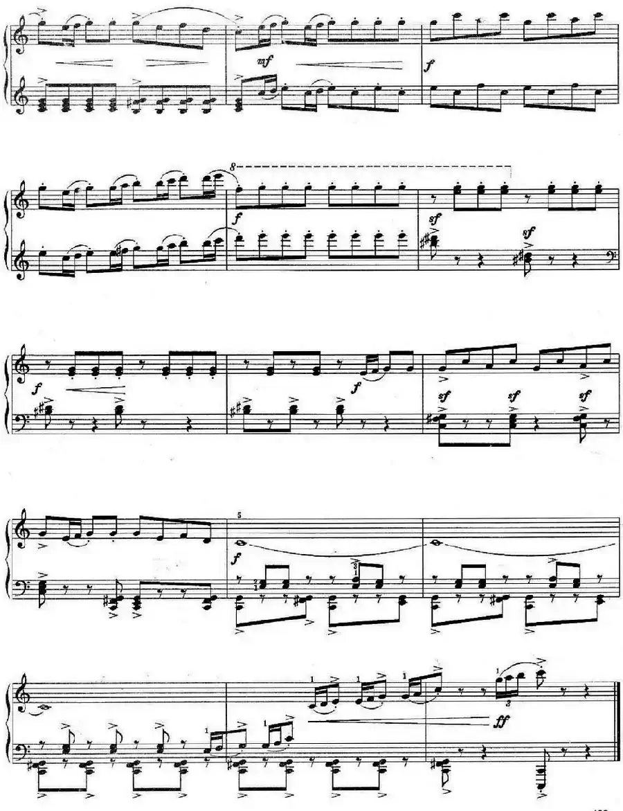 儿童组曲 快乐的节日（钢琴独奏）