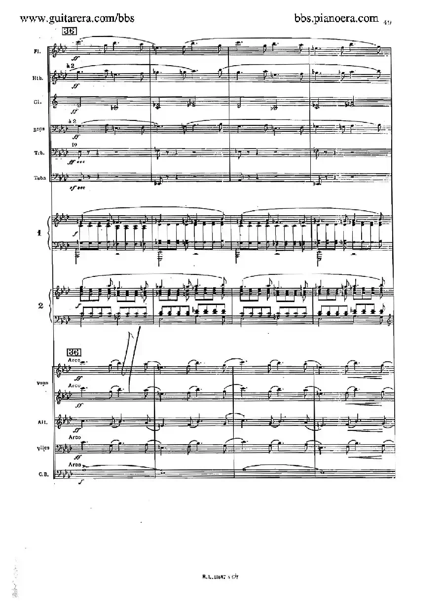 Concerto for 2 Pianos in d Minor（d小调双钢琴协奏曲·总谱）