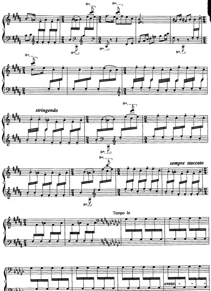 头场大闹(钢琴曲中国组曲之一)