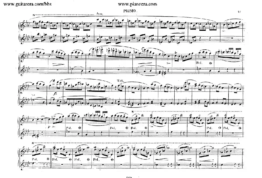 Piano Concerto No.2 in f Minor Op.21（f小调第二钢琴协奏曲·四手联弹版）