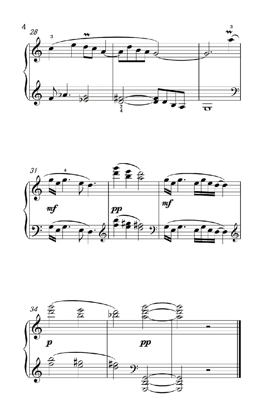 小白菜新韵（约翰·汤普森 成人钢琴教程 第三册）