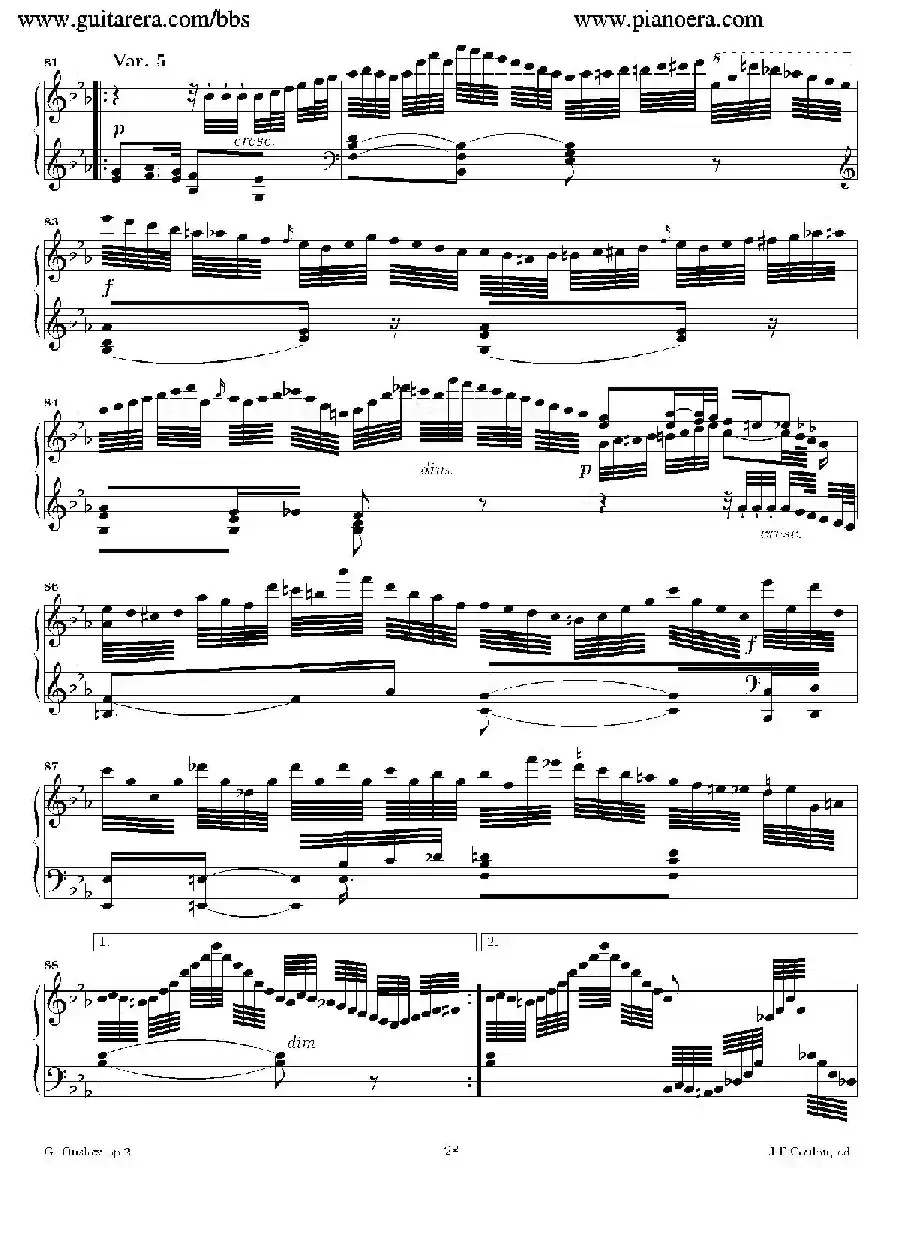 Grande Piano Sonata in c Minor Op.2（c小调华丽钢琴奏鸣曲·第三乐章）