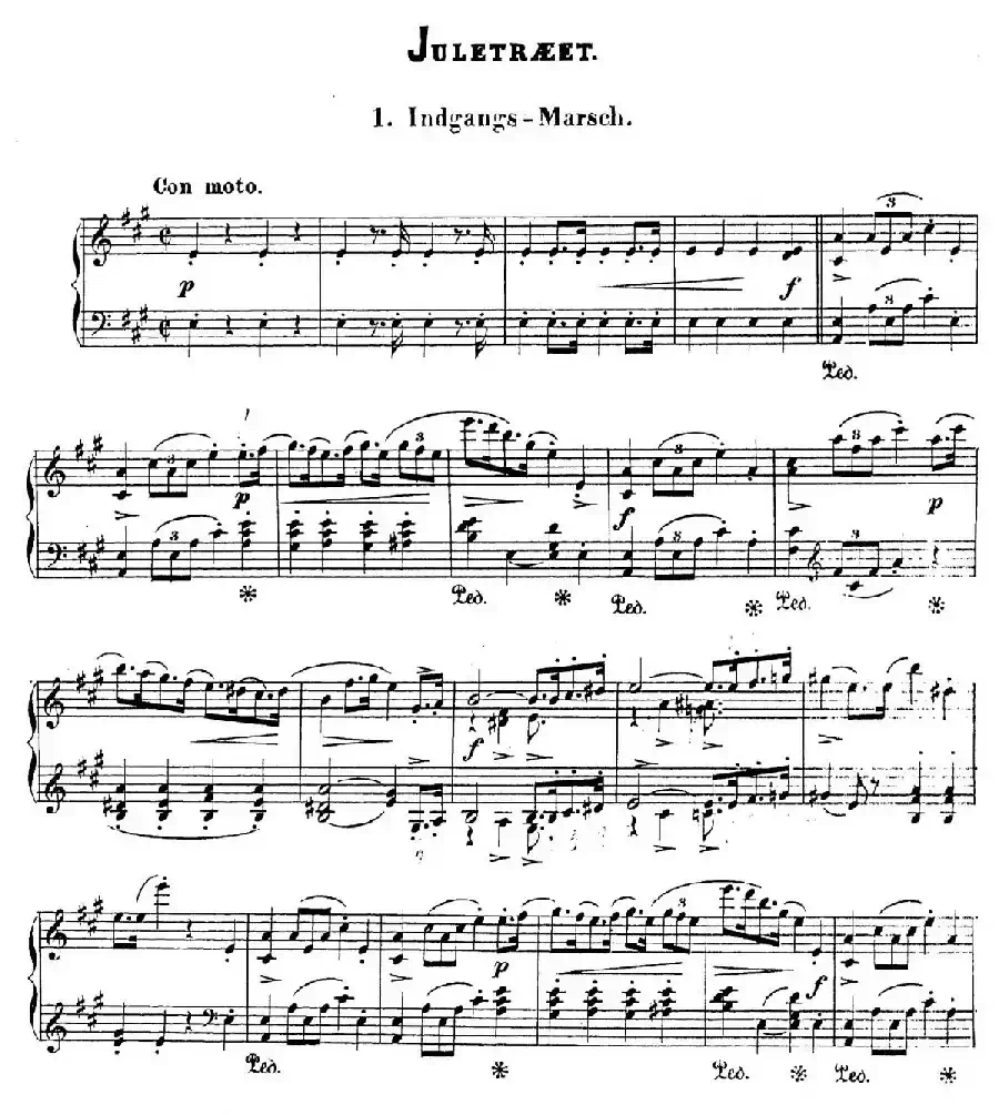 Bárnenes Juul Op.36（孩子们的圣诞夜·3. 圣诞树）