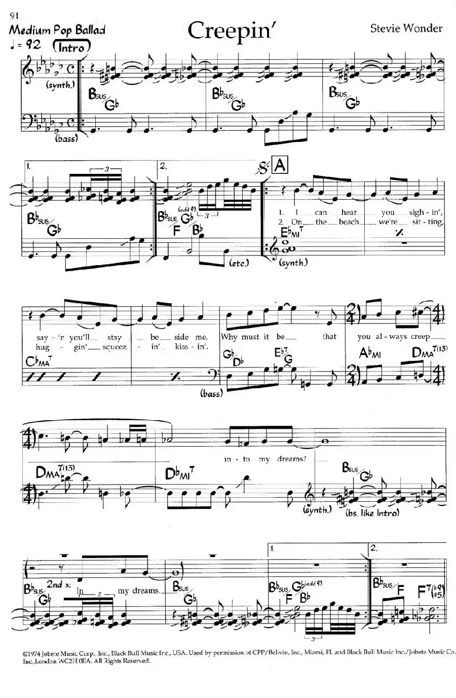 Creepin'（爵士钢琴曲）