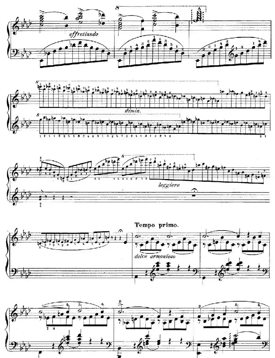 Notturnos S.541（3首夜曲“爱之梦”·3）