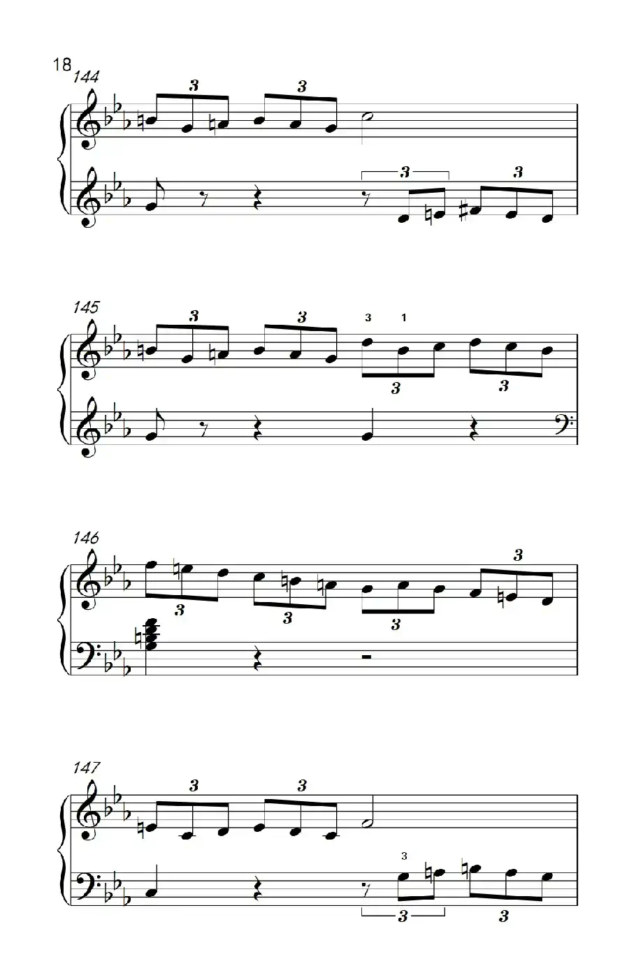 第八钢琴奏鸣曲（悲怆） 快板的回旋曲