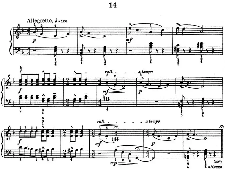 For Children Sz.42（献给孩子们·14）