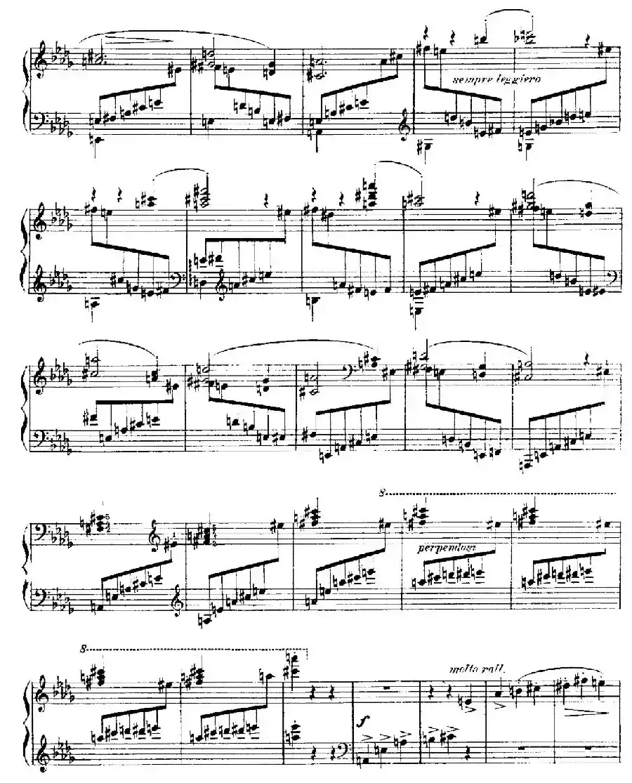 4 Valses Caprice（4首随想圆舞曲）（Op.38 No. 2 in D-flat）