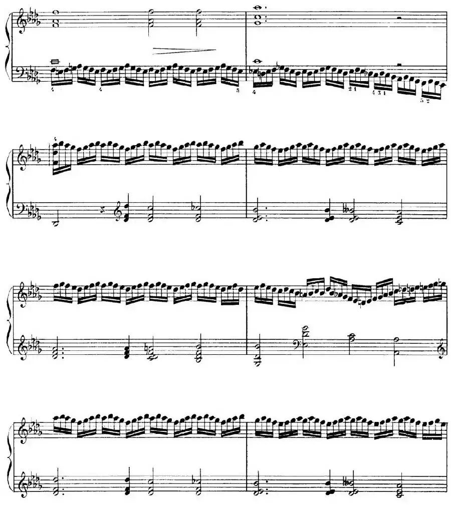 15 Etudes de Virtuosité Op.72 No.12（十五首钢琴练习曲之十二）