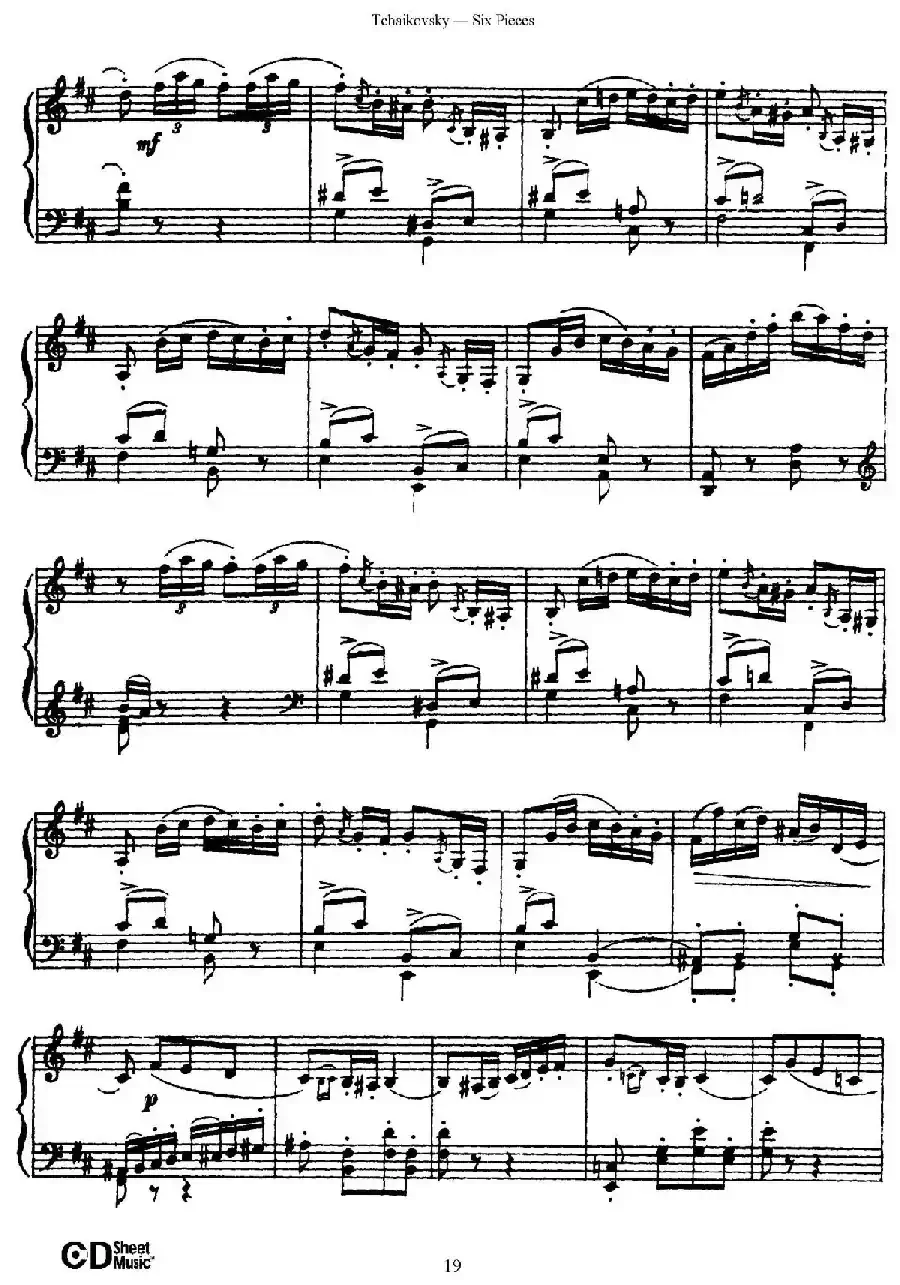 Six Pieces Op.51（6首小品·2）