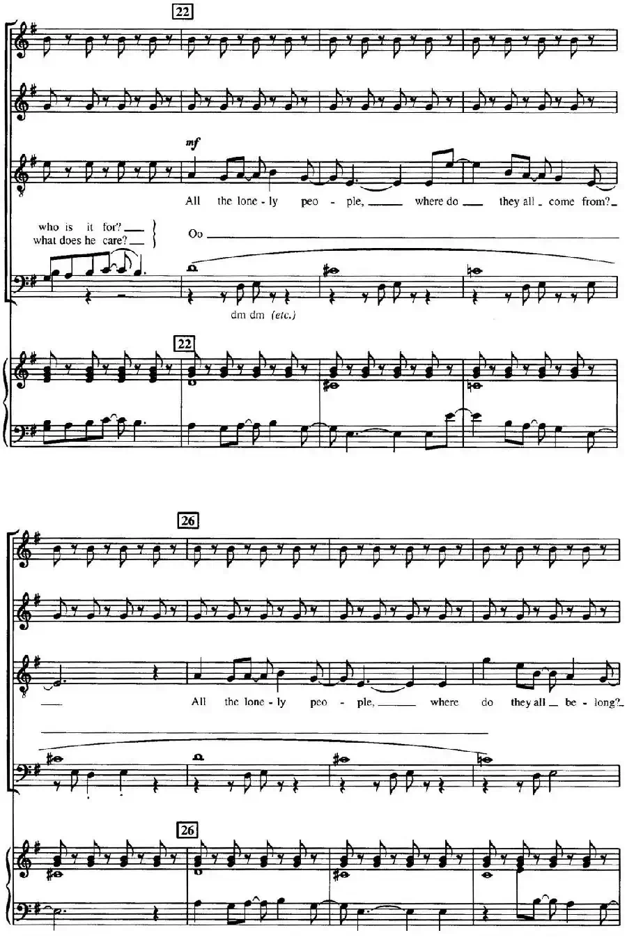 Eleanor Rigby（四重奏）