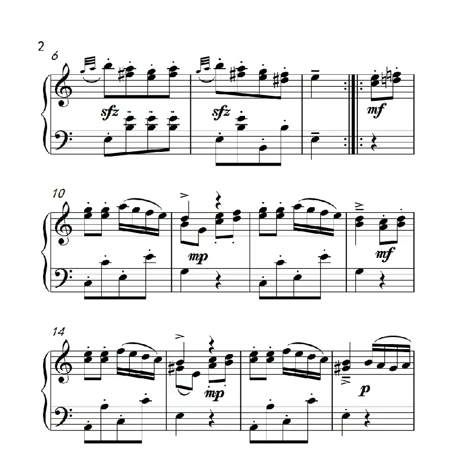 A大调钢琴奏鸣曲（土耳其风格的回旋曲）