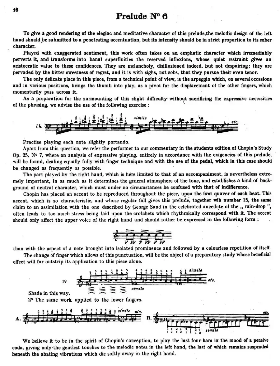Preludes Op.28（24首前奏曲·6）