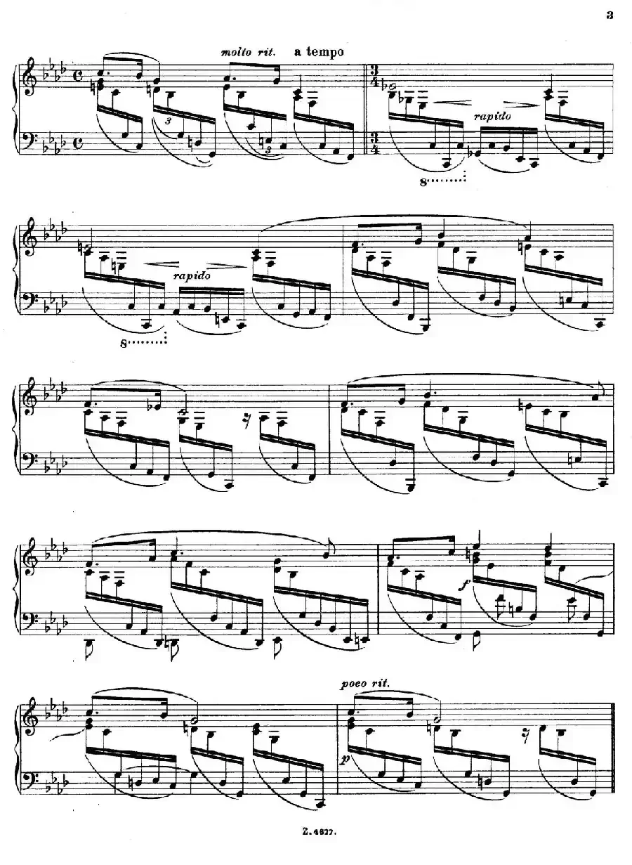 Charakterskizzen Op.40（个性素描 3. 无题 Nenien）