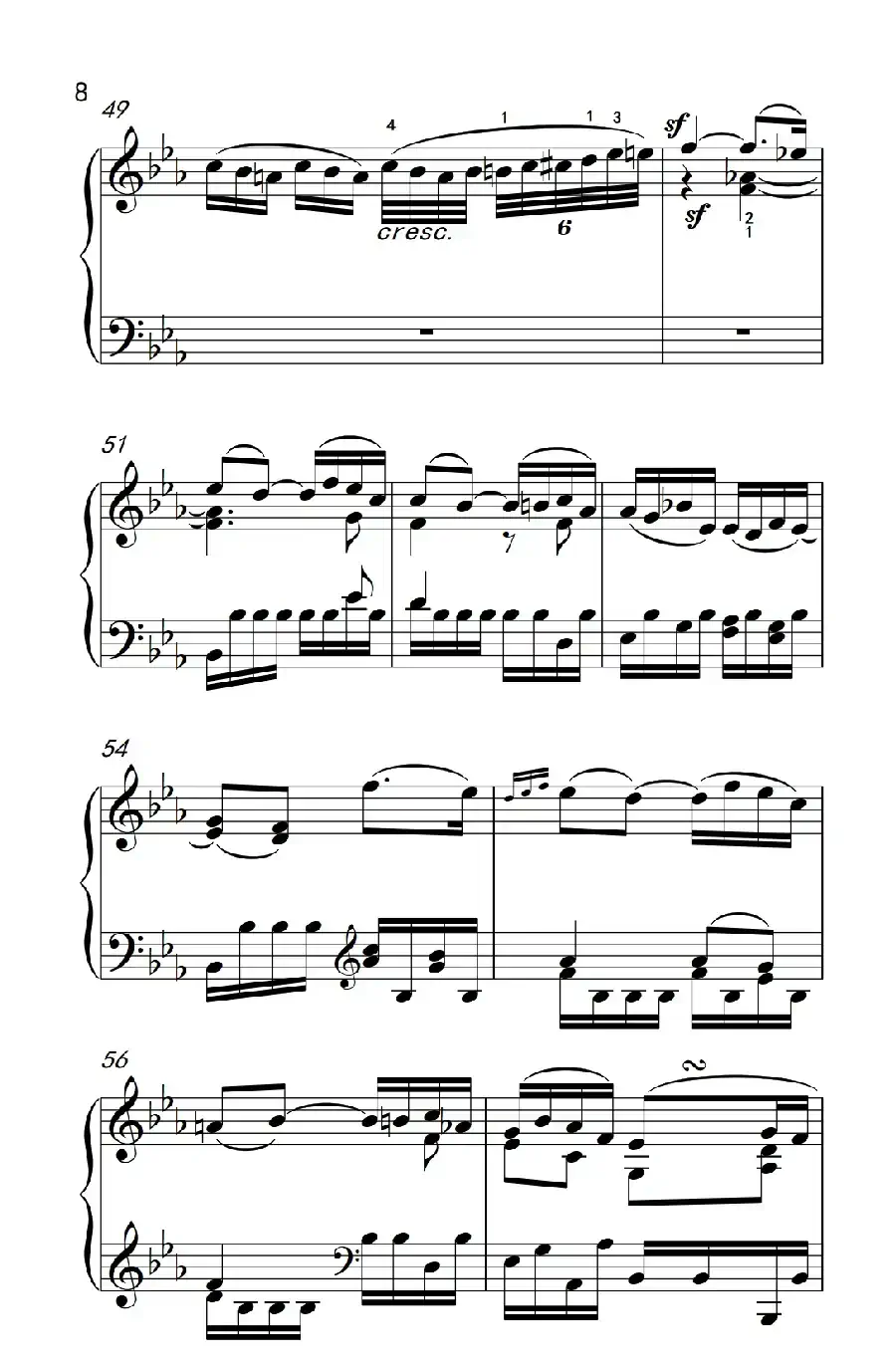 奏鸣曲 Opus 7 第四乐章(贝多芬奏鸣曲集 2)