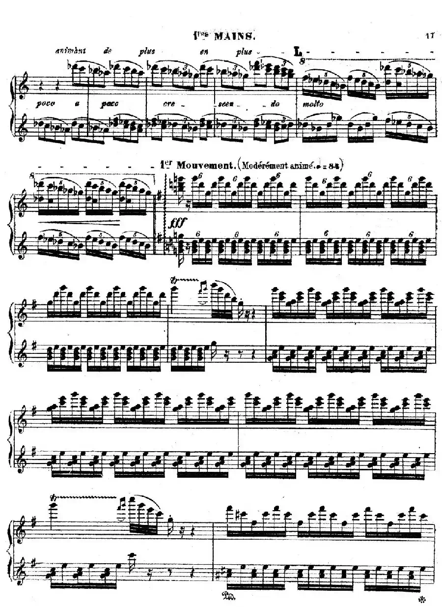Symphony on a French Mountain Air Op.25（法国山歌交响曲·双钢琴·Ⅰ）