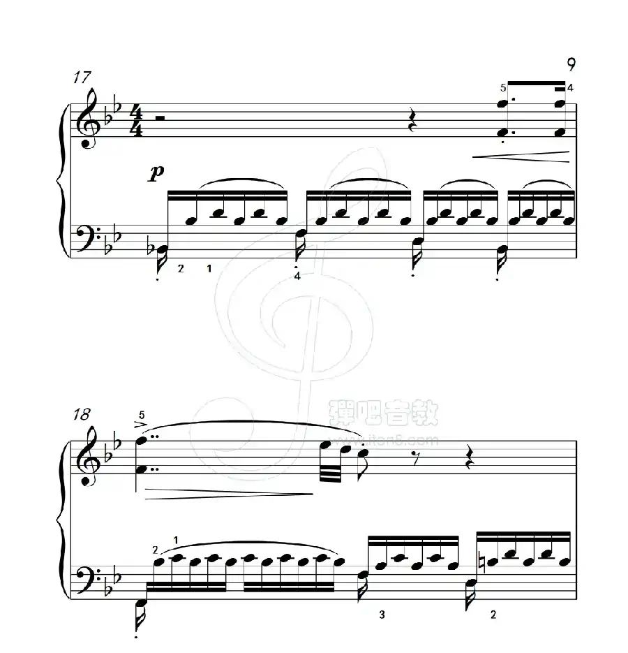 练习曲 32(克拉莫钢琴练习曲60首)