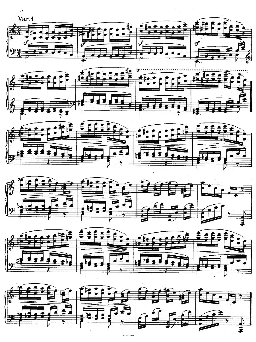帕格尼尼主题变奏曲（Op.35 Livre1）