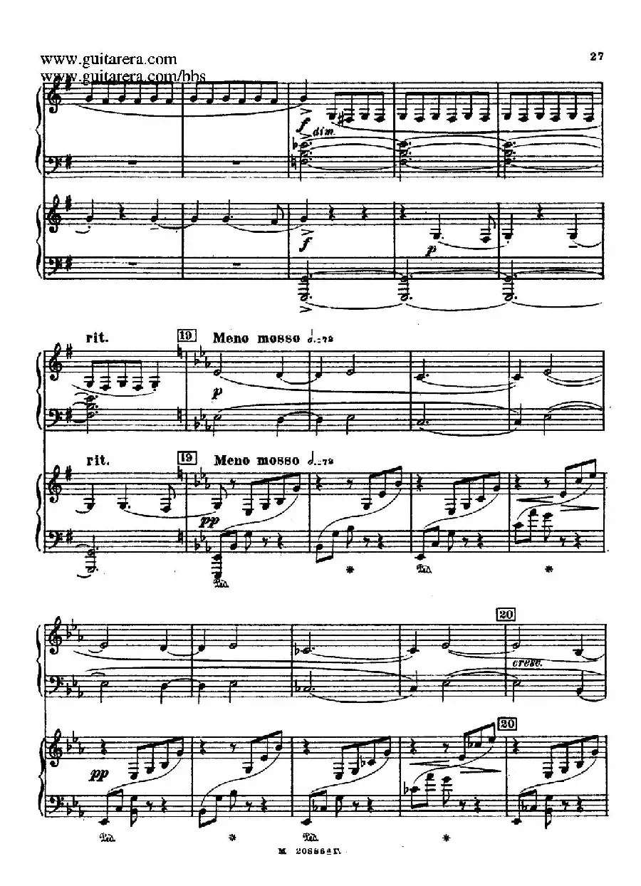 第二双钢琴组曲 Suite for Two Pianos No.2 Op.17（2. 圆舞曲 Valse）