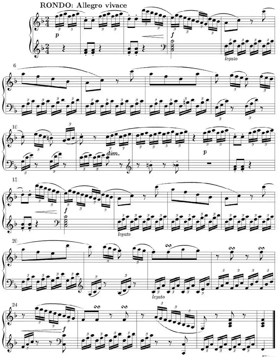 6 Sonatinas Op.36（6首钢琴小奏鸣曲-4）