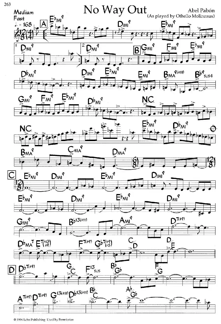 No Way Out（爵士钢琴曲）