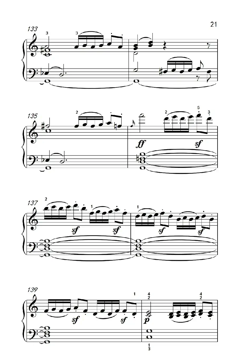 奏鸣曲 Opus 2 Nr.3 第一乐章(贝多芬奏鸣曲集 1)