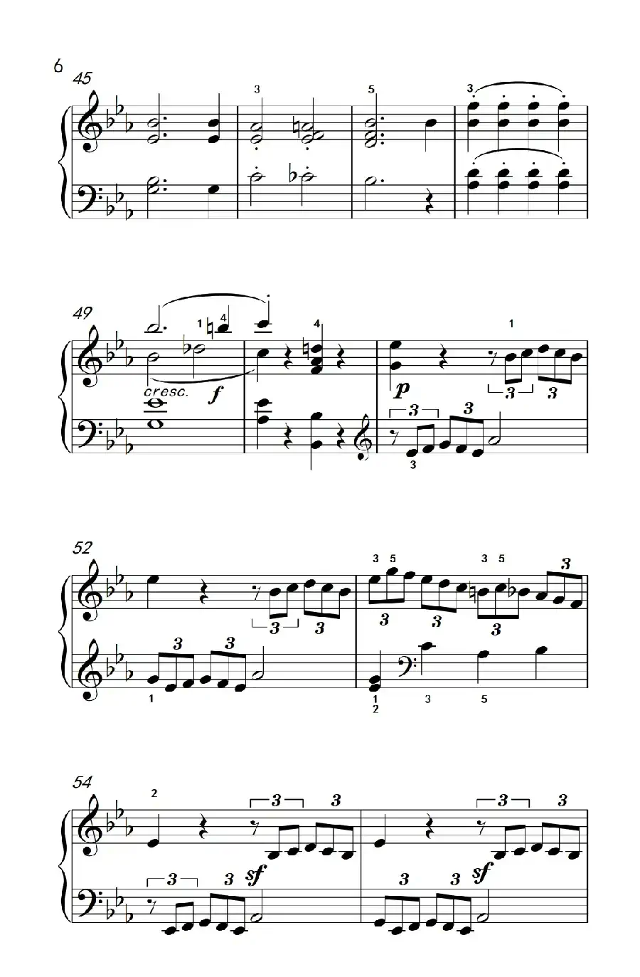 第八钢琴奏鸣曲（悲怆） 快板的回旋曲