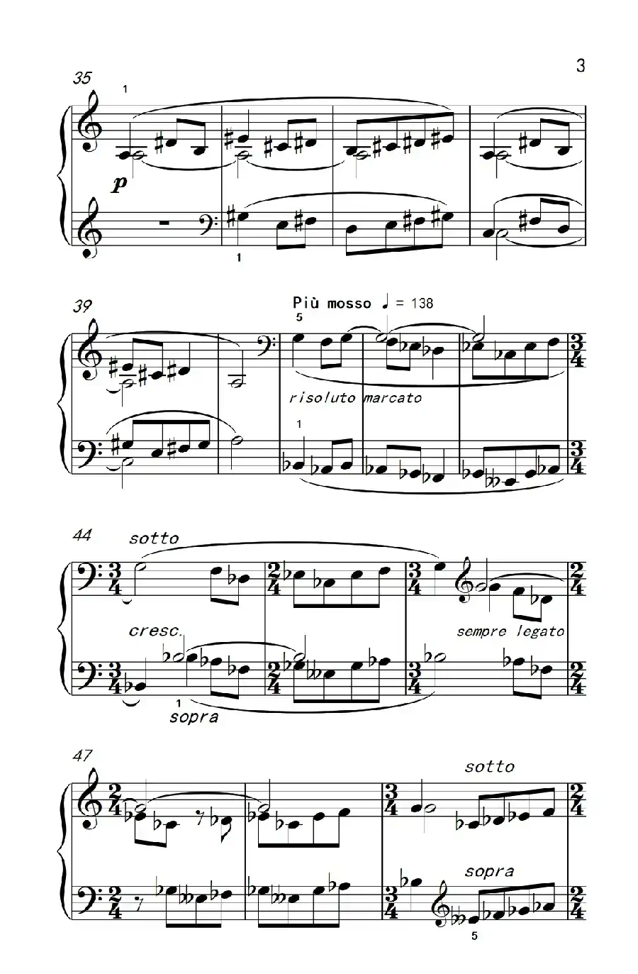 全音音阶（巴托克 小宇宙 钢琴教程 5）