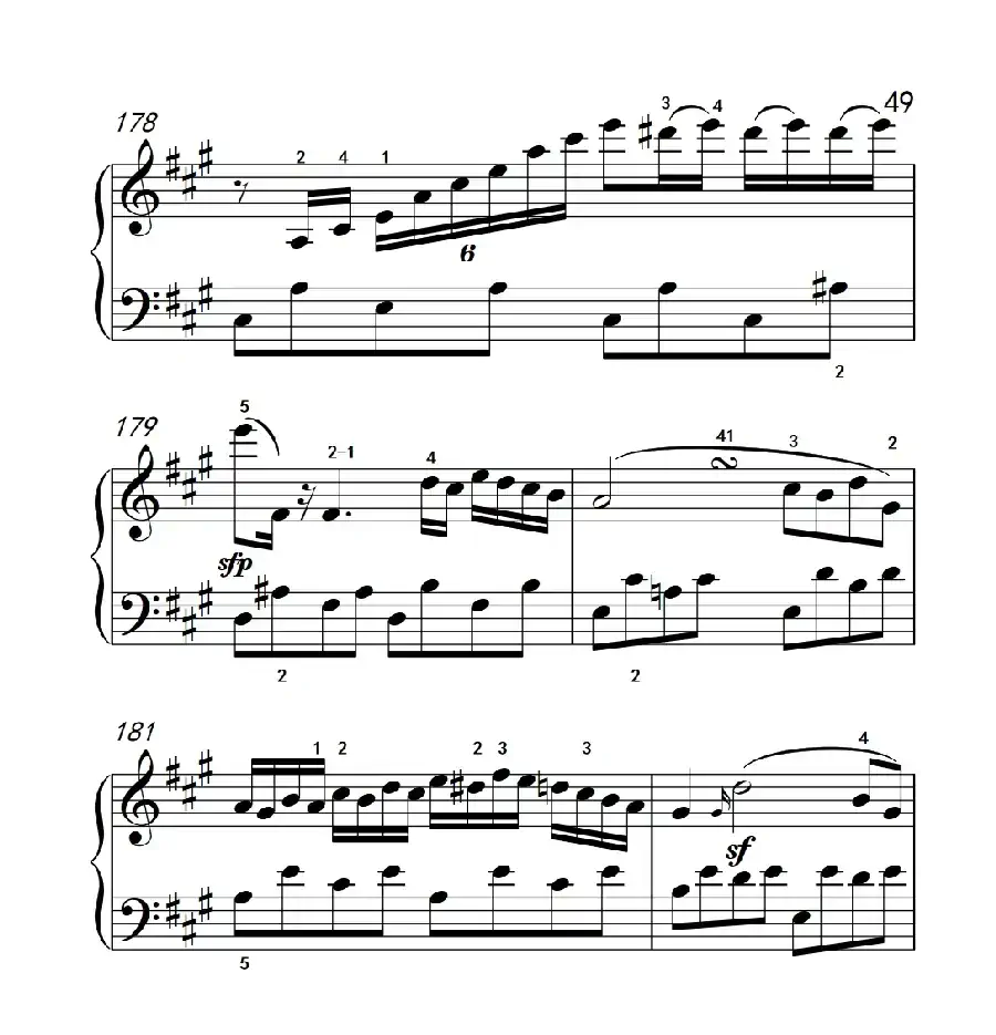 奏鸣曲 Opus 2 Nr.2 第四乐章(贝多芬奏鸣曲集 1)