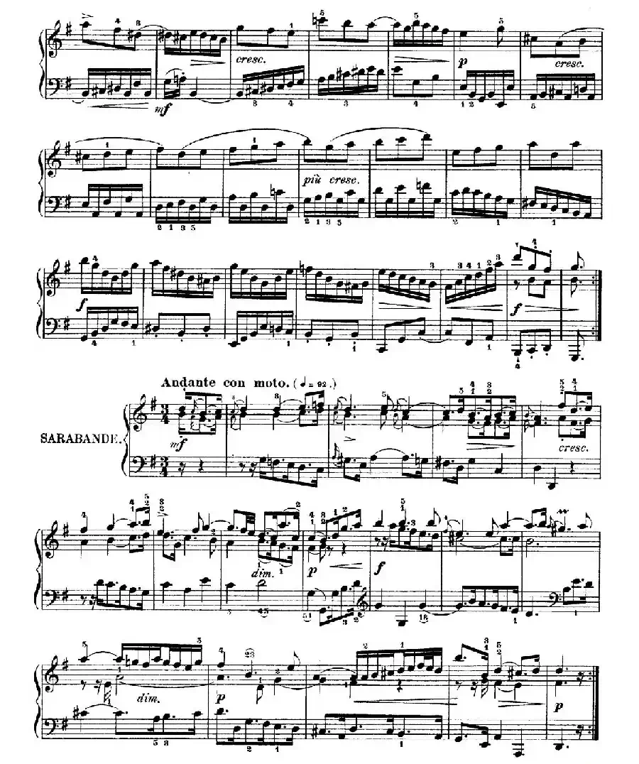 Six Partitas BWV 825-830（6首帕蒂塔·5）
