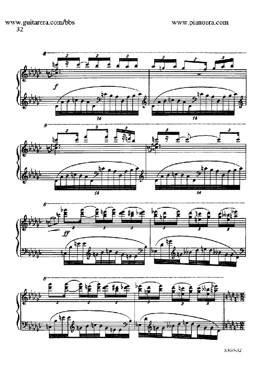 Fourth Piano Sonata S.360（第四钢琴奏鸣曲）