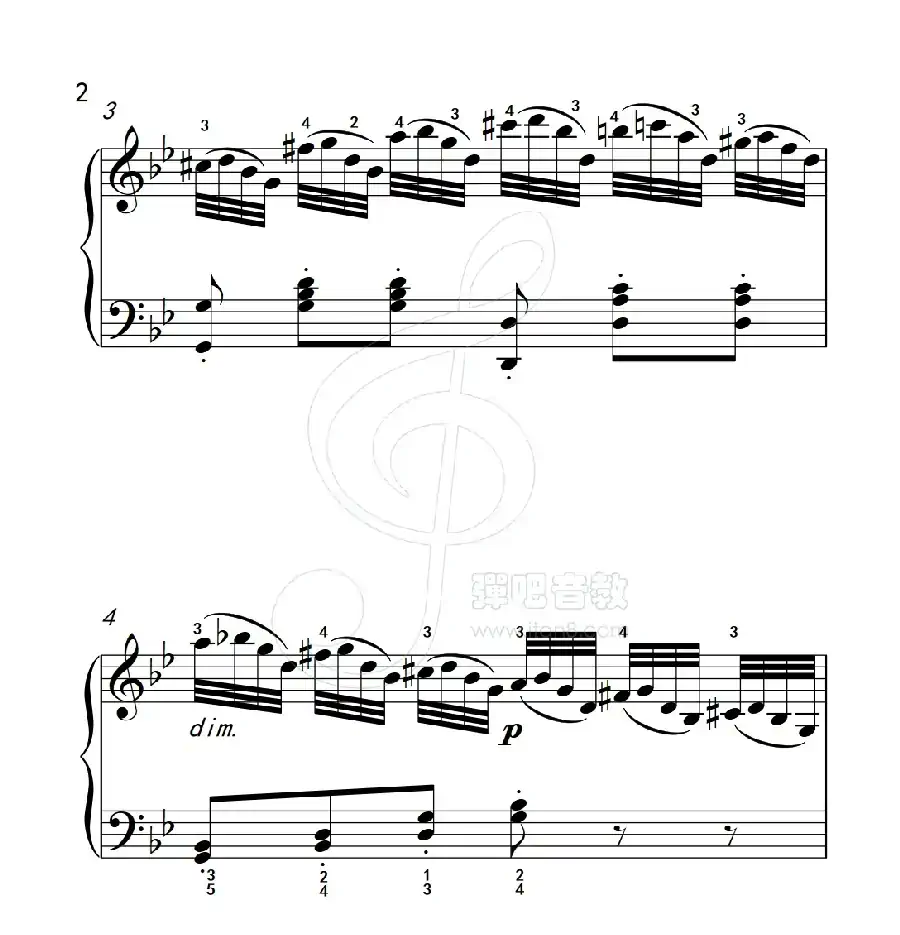 练习曲 21（克拉莫钢琴练习曲60首）