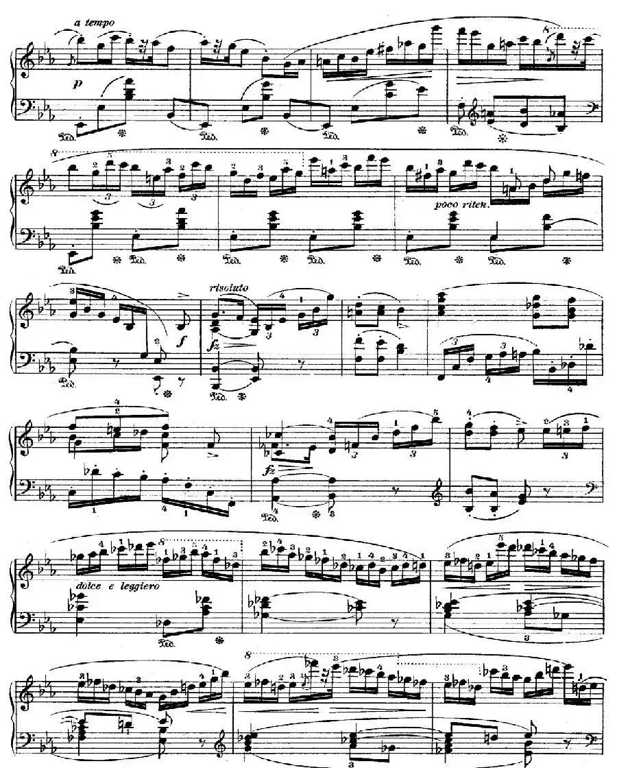 Rondo in E flat Major Op.16（降E大调回旋曲）