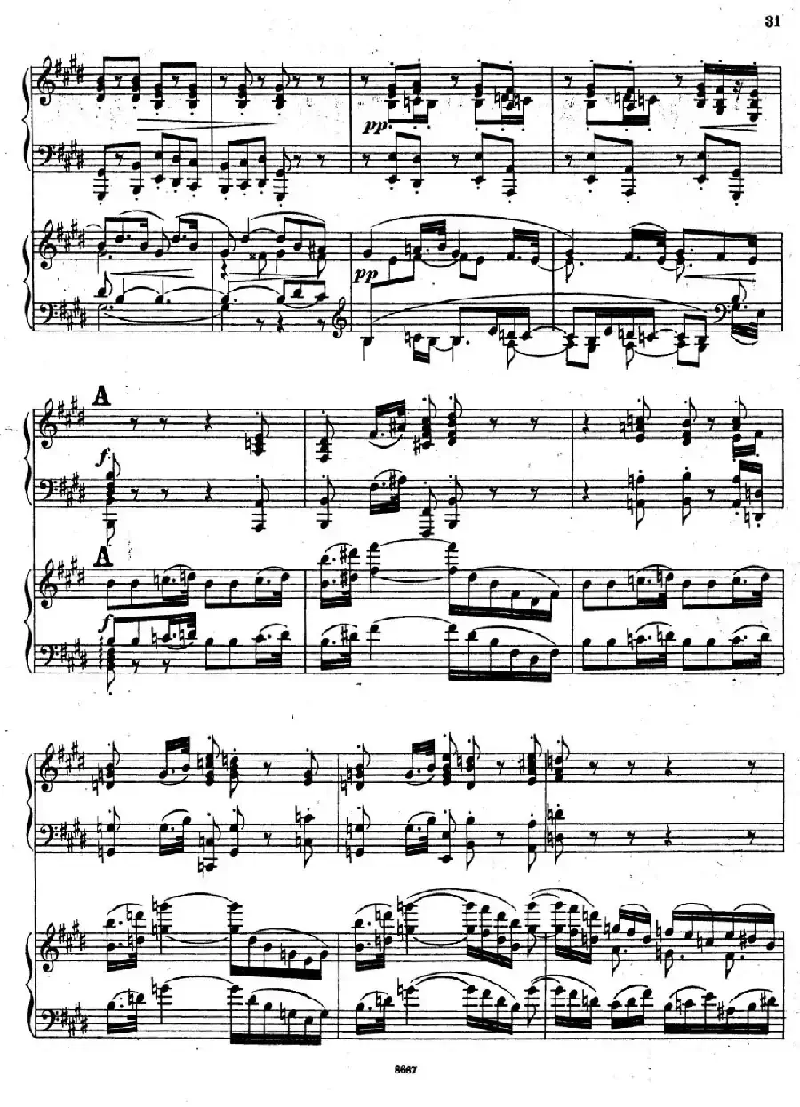 Symphony No.4 in e Minor Op.98（e小调第四交响曲·双钢琴）