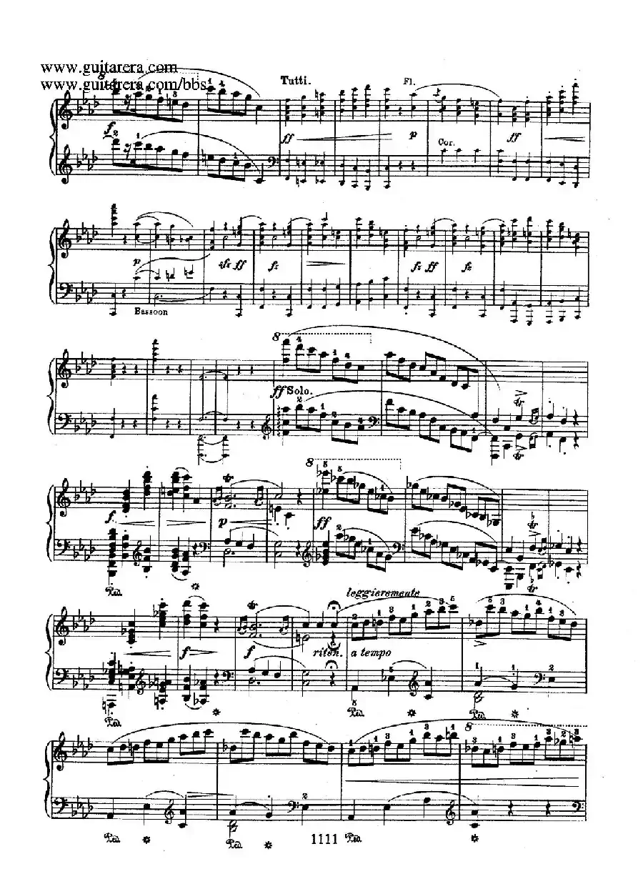Piano Concerto No.2 in f Minor Op.21（f小调第二钢琴协奏曲·钢琴独奏版）