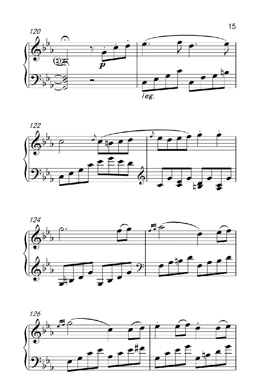 第八钢琴奏鸣曲（悲怆） 快板的回旋曲