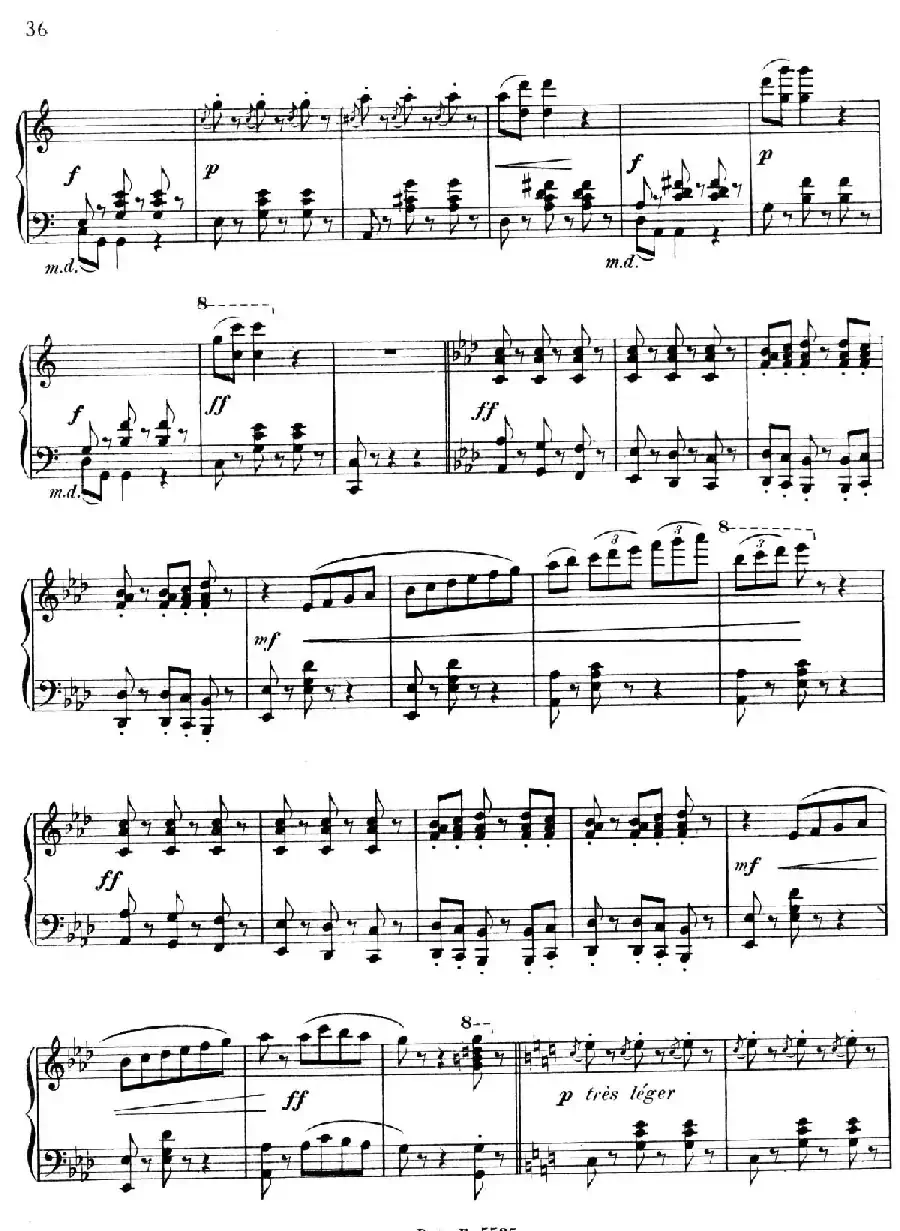 F大调第四圆舞曲 Valse No.4 （Op.90）