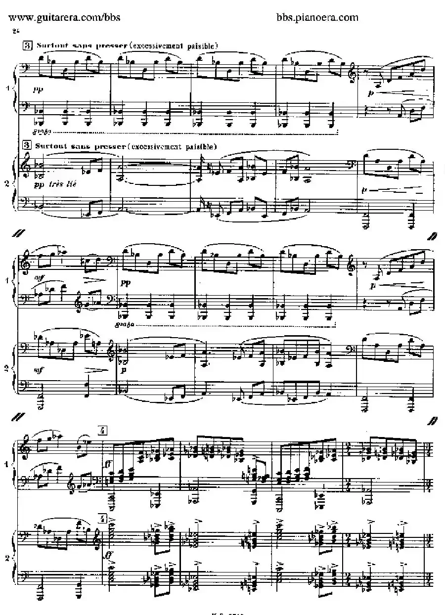 Sonata for Two Pianos（双钢琴奏鸣曲）