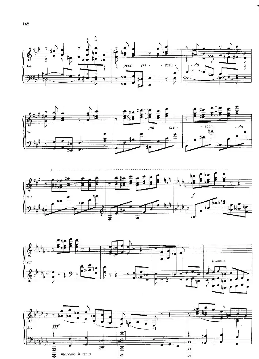 Variations and Fuge in e-flat Minor Op.23（降e小调主题变奏与赋格）