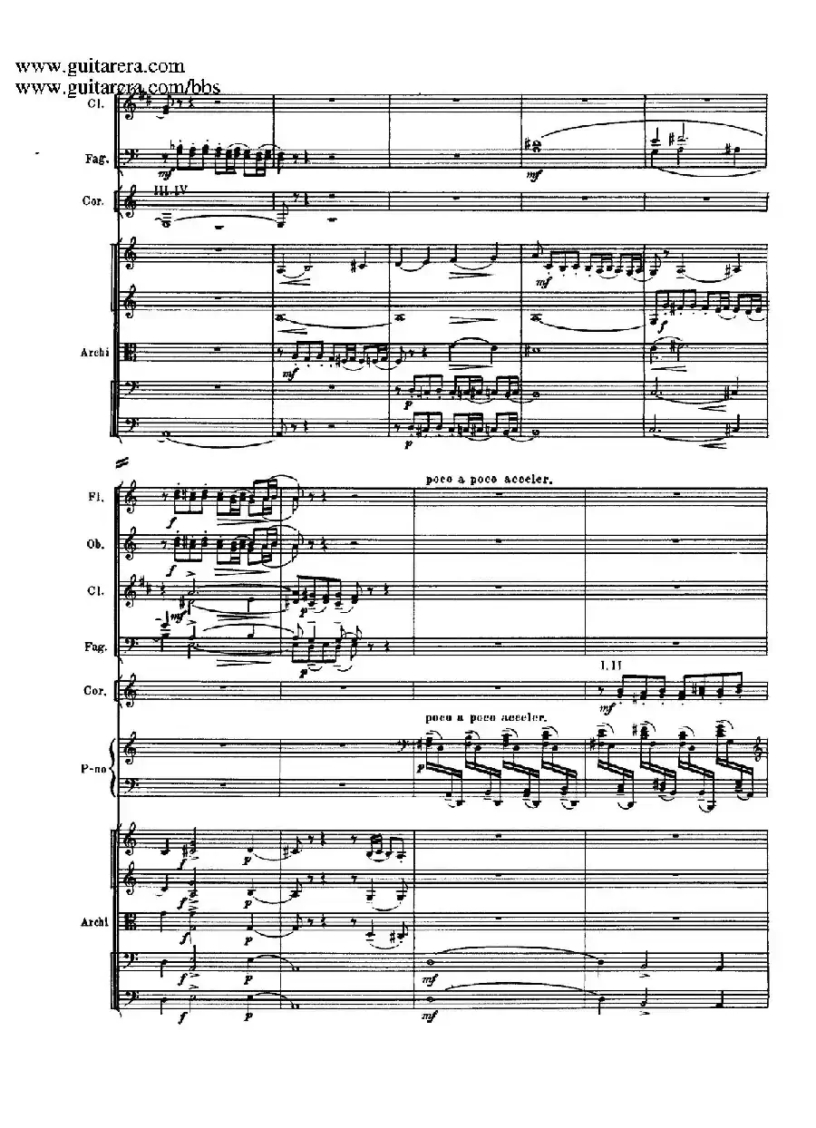 c小调第二钢琴协奏曲 Op.18（第三乐章总谱P13——24）