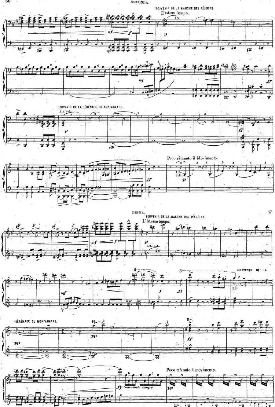 Harold en Italie Op.16 - 4 Hands（哈罗尔德在意大利·四手联弹）（P31——40）