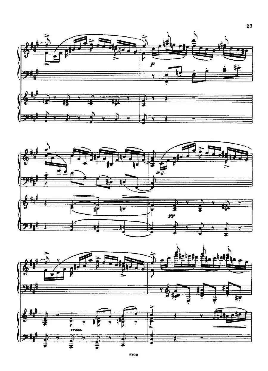升f小调第一钢琴协奏曲 Op.1（双钢琴版）